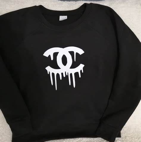 chanel replica sweater|authentic chanel logo sweater.